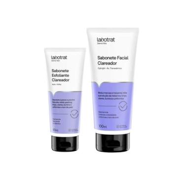 Imagem de Kit Labotrat Clareador Sabonete Facial E Esfoliante Axila