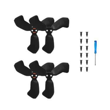 Imagem de SZZCNOX Hélices para drone DJI Neo 2, conjunto de 4 peças, hélices de baixo ruído, hélices de liberação rápida para acessórios de drone DJI Neo 2 (preto)