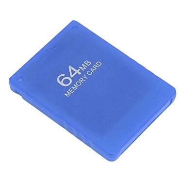Imagem de KIMISS Para Cartão de Memória de 64 MB - Cartão de Memória de Jogo de Alta Velocidade Compatível Com Todos Os Jogos e FMCB1.966, Design Plug and Play (Azul)