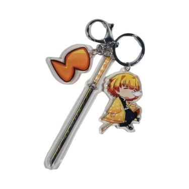 Imagem de Chaveiro De Espada De Anime Tokitou Muichirou Tanjirou Zenitsu Rengoku