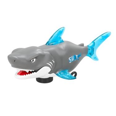 Imagem de Genérico Robô Tubarão Dançarino, Cinza e Azul, Plástico, Com Luz e Som, Brinquedo Infantil para Crianças, Diversão Garantida, Não Requer Montagem
