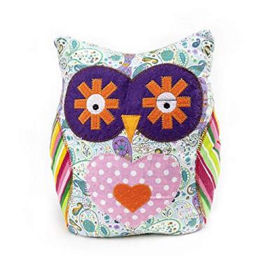 Imagem de Rolha de porta decorativa de animais, rolha de livro de decoração de casa e escritório FALIDI … (coruja verde)