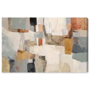 Imagem de Color Field Intersect III Impressão em tela Boho Wall Decor por Art Remedy, Gallery Wrapped, 76 x 50 cm