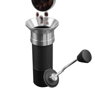 Imagem de Funil de dosagem para moedor manual de café manual, base de suporte de moedor de café de aço inoxidável 304 mantém o corpo estável, compatível com KINGrinder K2/K0, TIMEMORE C3/C3S/C3S Pro/C2S/C5 Pro