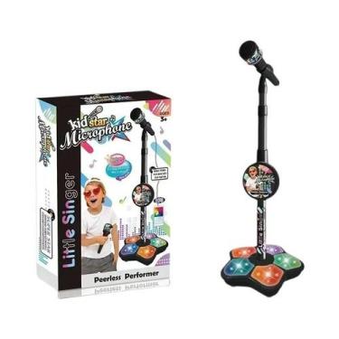 Imagem de Microfone De Karaokê Infantil Com Suporte, Brinquedo Musical Educacion