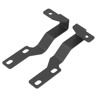 Imagem de Cryfokt Suporte de Montagem de Luz de Trabalho LED para 2005-2015, Metal Preto Durável, Fácil Instalação para Visibilidade de Passeio Noturno 2 Peças de Carro, Suporte de capô de Pilar para