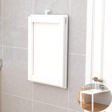 Imagem de Mesa dobrável de folhas suspensas de parede, mesa conversível, multifuncional, computador, escrita, sala de jantar, escritório