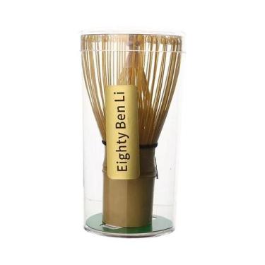 Imagem de Batedor De Chá Matcha De Bambu Reutilizável Tradicional Chasen Para Co