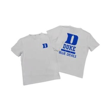 Imagem de Camiseta Masculina Duke North Carolina De Basquete, Manga Curta, Gola 