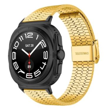 Imagem de JDIME Pulseira para Galaxy Watch Ultra de 47 mm Business de aço inoxidável Galaxy Watch Ultra 47 mm correa pulseira masculina e feminina, Watch ultra 47mm, Ágata