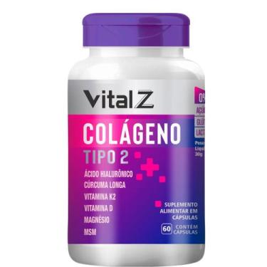 Imagem de Colágeno Tipo 2 60 Cápsulas o mais COMPLETO - Vital Z