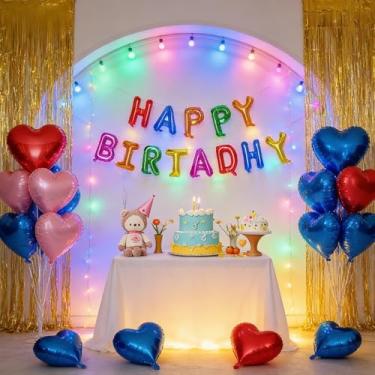 Imagem de Kit Festa Premium, 129 Balões Coloridos de Látex para Decoração, Arco de Balões com Confete, Inclui Bomba de Ar, Fita e Cola, Ideal para Aniversários e Eventos (Kit para Festa de Aniversário)