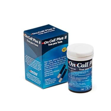 Imagem de 50 Tiras para Medição de Glicose - On Call Plus 2
