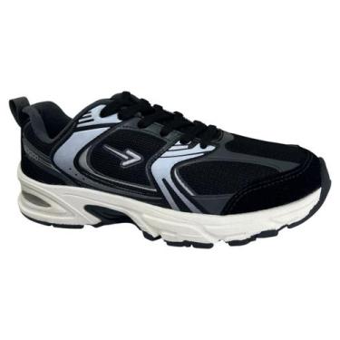 Imagem de Tenis Maculino Esportivo Academia Conforto Box200, 40, Preto, Grafite