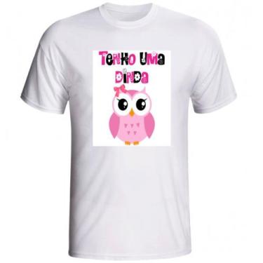 Imagem de Camiseta Dinda Coruja   modelo branca fornecedor M&M Presentes Persona