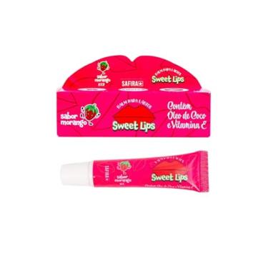 Imagem de Hidratante Labial Safira Sweet Lips - Morango 10g