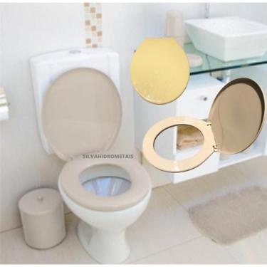 Imagem de Assento Sanitário Universal com Parafusos Tampa de Privada Bacia Deca 