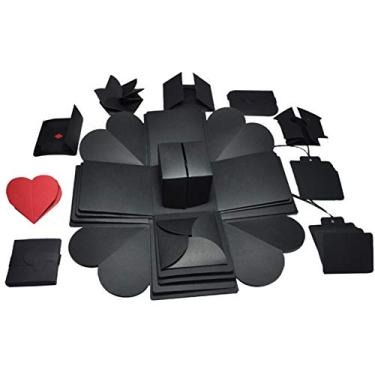 Imagem de Box DIY Scrapbook de Memórias Feito à Mão Álbum Fotos Surpresa para Aniversário Casamento Noivado