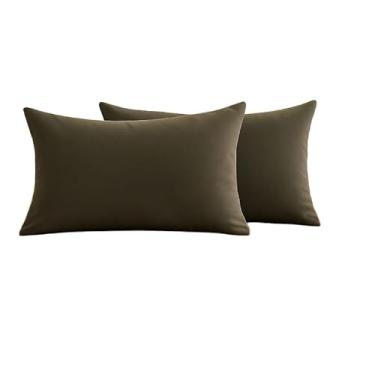 Imagem de kit 2 almofadas baguete 50cmx30cm"enchimento incluso"(Cinza)