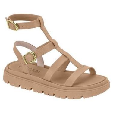 Imagem de Sandália Feminina Gladiadora Nude Moleca 5504.106-Feminino