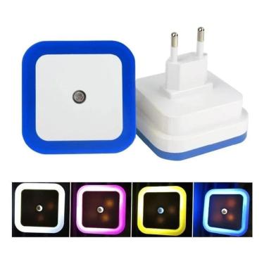 Imagem de 2X Luz Noturna Led Com Sensor Luz Automático Quarto Sala E