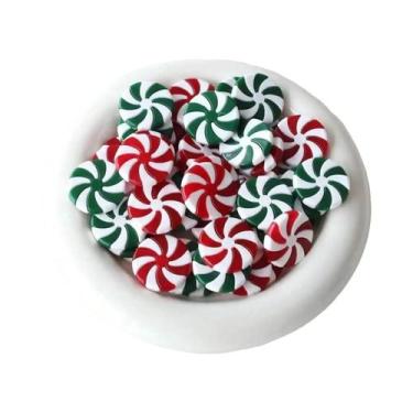 Imagem de Enfeites De Natal Em Forma De Bastão De Doces Vermelho E Branco 10 30p