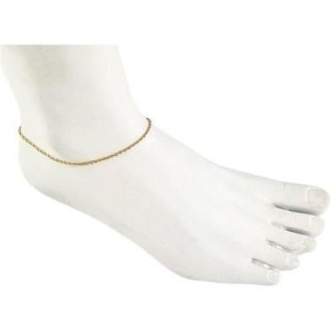 Imagem de Tornozeleira Bailarina 2.0 25 Cm Ouro 18k 750 Certificado G - Forever 