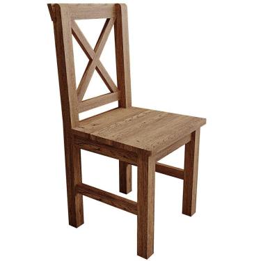 Imagem de Kit 08 Cadeiras Rústica Dalla Madeira Maciça W02 Imbuia