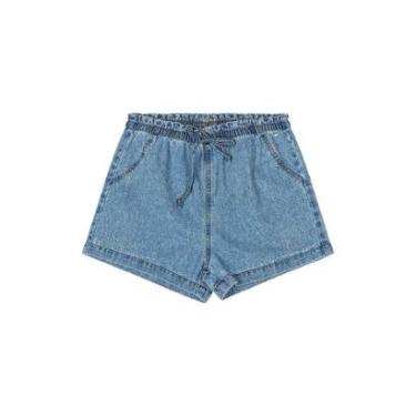Imagem de Short Juvenil em Jeans com Strass Gloss-Feminino