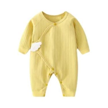 Imagem de Macacão De Algodão Para Bebês Recém-nascidos, Meninos E Meninas, Com E