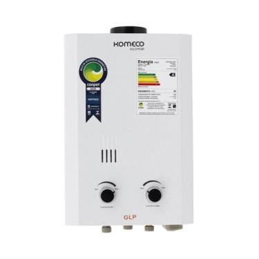 Imagem de Aquecedor A Gás Glp Komeco Slim Ko 07m Bp Branco, PILHAS