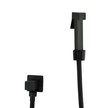 Imagem de Ducha Higienica Black Metal Registro Quadrado 1/4 Volta - AMG Metais