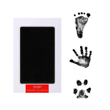 Imagem de Kit De Tinta Não Tóxica Para Pegadas De Patas De Animais De Estimação,