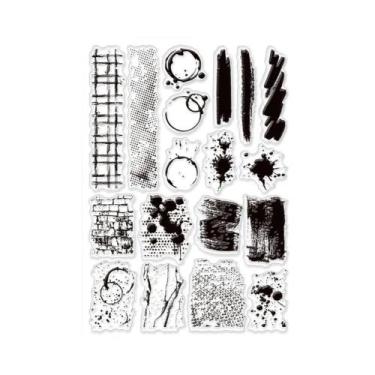 Imagem de Carimbos Transparentes De Silicone Para Manchas De Café Grandes, 8,3x5