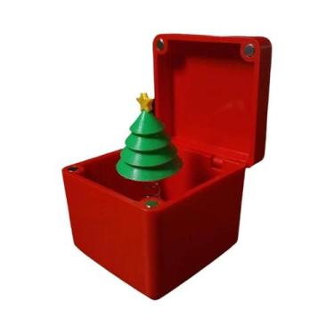 Imagem de Figurinha De Dedo Do Meio Em Caixa, Presente De Natal Engraçado E Cria