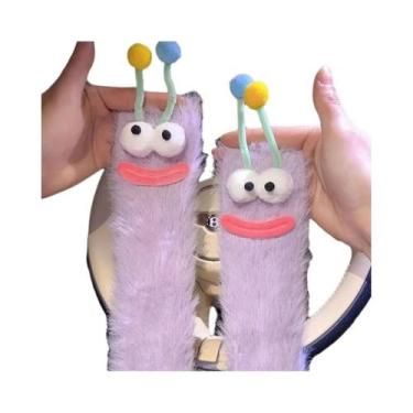 Imagem de Meias De Pelúcia 3D De Desenho Animado Fofas, Quentes, Grossas, Macias