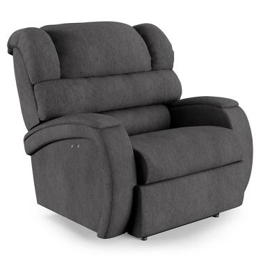 Imagem de Poltrona do Papai Reclinável Napoli Power Touch Linho Grafite FH1 - D'Rossi