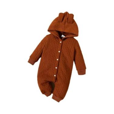 Imagem de Macacão Com Capuz Para Bebês Recém-Nascidos Meninos E Meninas Outono I