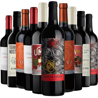 Imagem de Kit 10 Vinhos Tintos Best Sellers