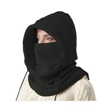 Imagem de Balaclava Unissex De Inverno À Prova De Vento Com Capuz De Tricô E Cor