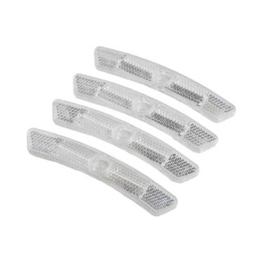 Imagem de Refletores De Raio De Bicicleta Pretos (4 Peças) Para Aros De Aço De B