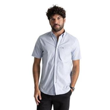 Imagem de Camisa Oxford Tommy Hilfiger Manga Curta-Masculino