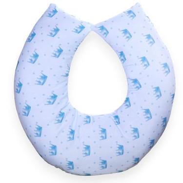 Imagem de Almofada de Amamentação para Bebe Menino com Capa Removível - AVM Enxo