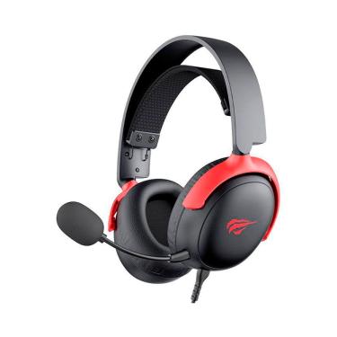 Imagem de Headset Gamer Havit H2015F 3,5mm Com Fio Preto e Vermelho