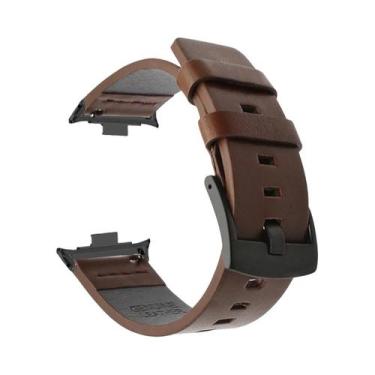 Imagem de Pulseira De Couro Esportiva Para Redmi Watch 4/5 E Xiaomi Mi Band 8 Pr