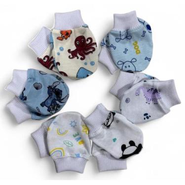 Imagem de luvinha maternidade bebe - Clecia Baby, KIT 6 LUVINHAS REF O