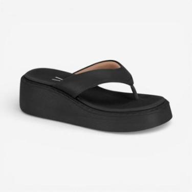 Imagem de Tamanco Plataforma Vizzano de Dedo Preto-Feminino