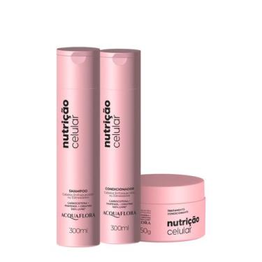 Imagem de Kit Acquaflora Nutrição Celular Home Care (3 produtos)