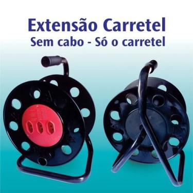 Imagem de Carretel Extensão Profissional 250mm para 3 Tomadas 20A S/ Plug - Mult