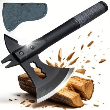 Imagem de Machado Tático Premium Com Cabo Emborrachado, Lâmina Afiada - bmax